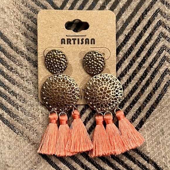 Artisan Tassel Earrings - Picture 1 of 3